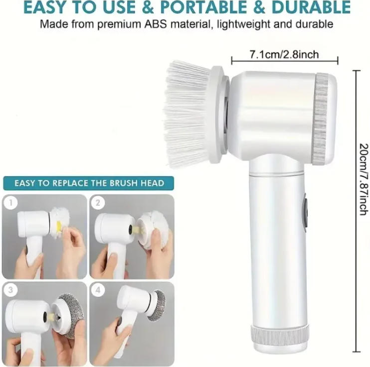 Magic Brush Electric Spin Scrubber